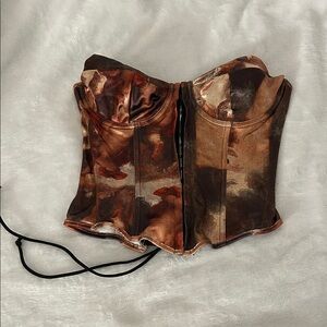 Brown Corset Top